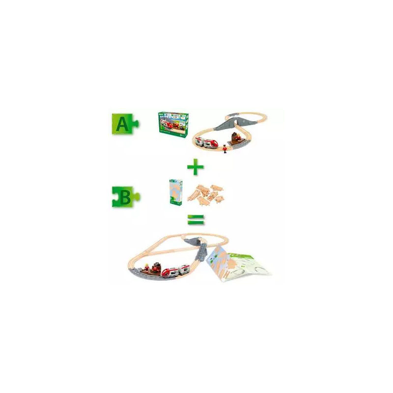 Coffret de Démarrage - 12 Rails - Pack B - BRIO
