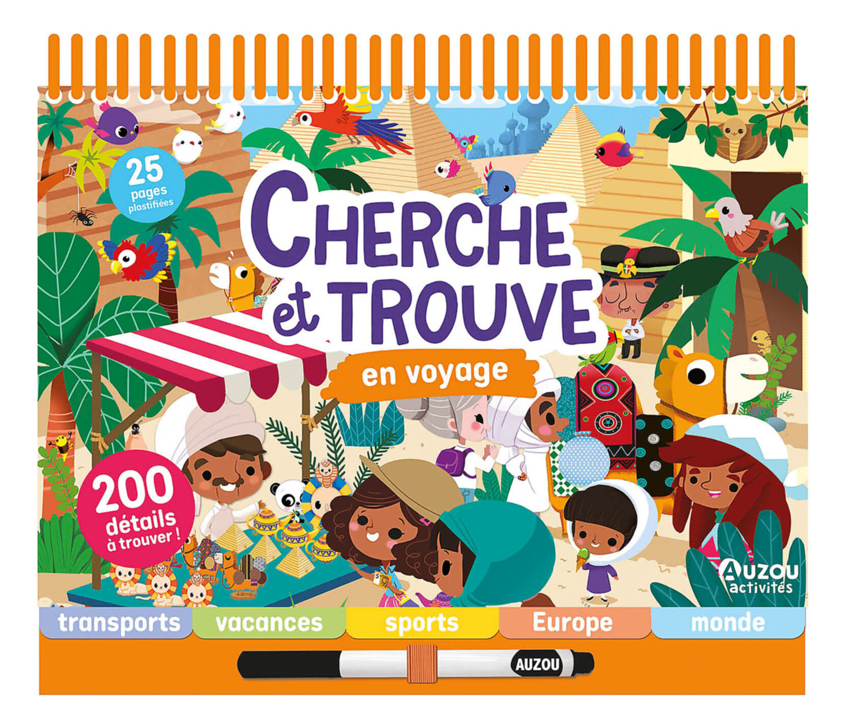 cherche trouve voyage - Auzou
