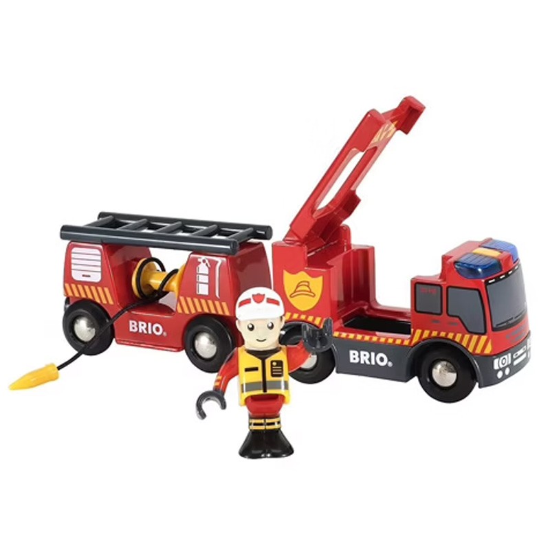 Camion de Pompiers Son et Lumière - Brio