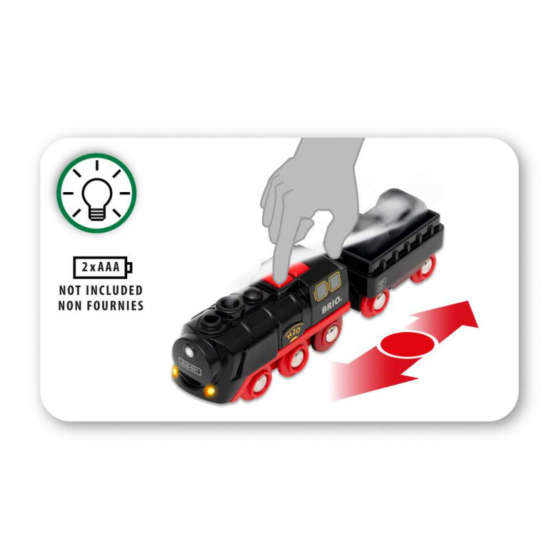 Locomotive à piles à vapeur - Brio