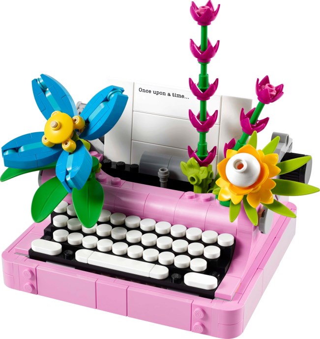MACHINE A ECRIRE + FLEURS CREATOR - LEGO