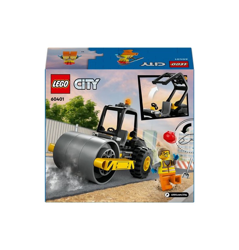 ROULEAU COMPRESS CHANTIER CITY - LEGO