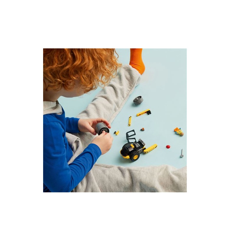 ROULEAU COMPRESS CHANTIER CITY - LEGO