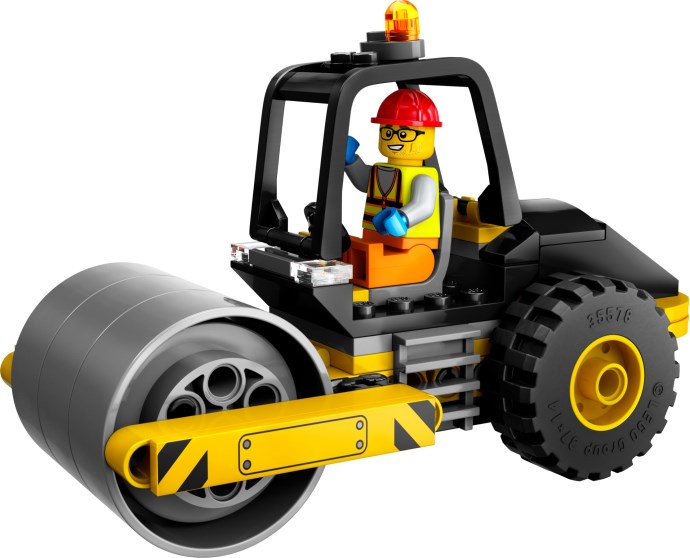 ROULEAU COMPRESS CHANTIER CITY - LEGO
