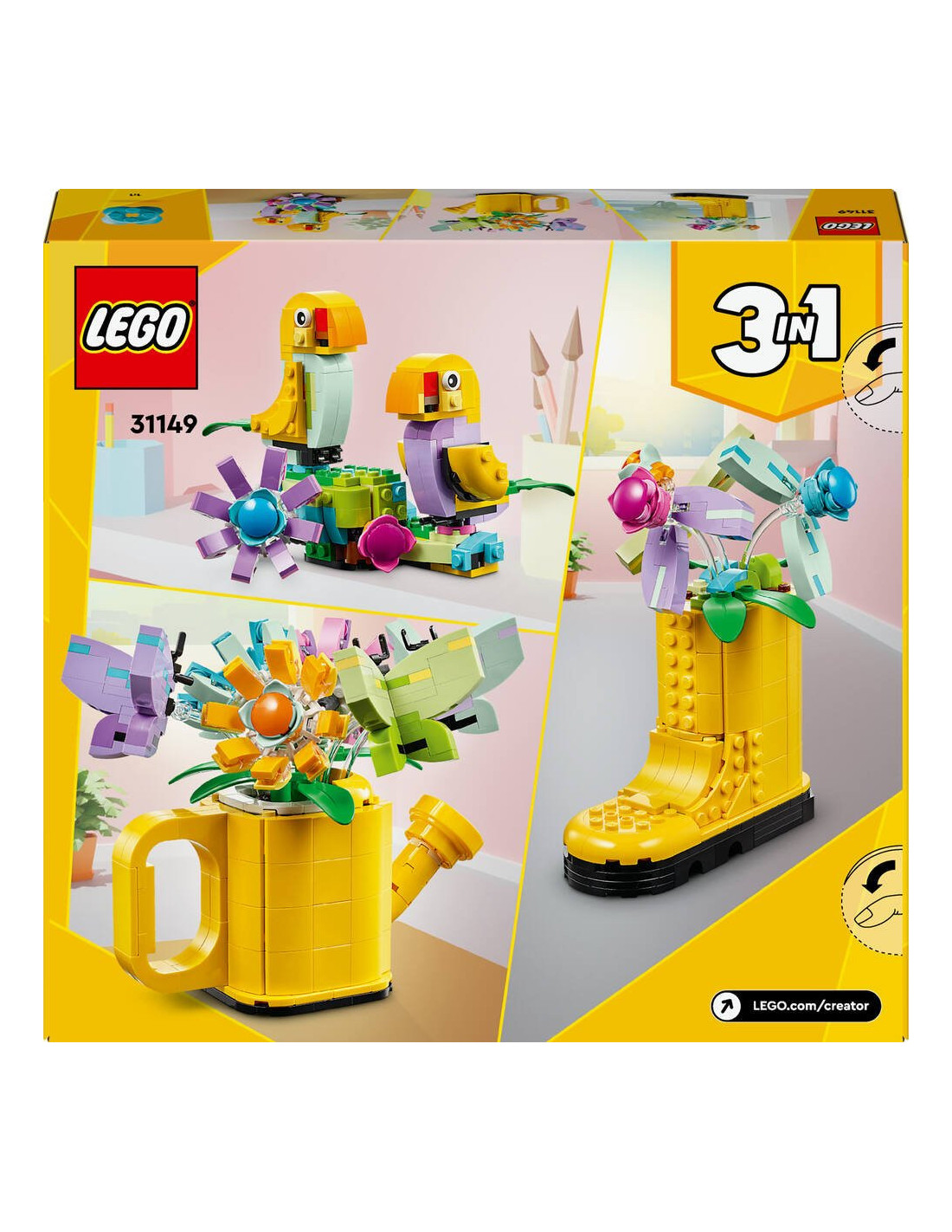FLEURS DANS ARROSOIR - CREATOR- LEGO