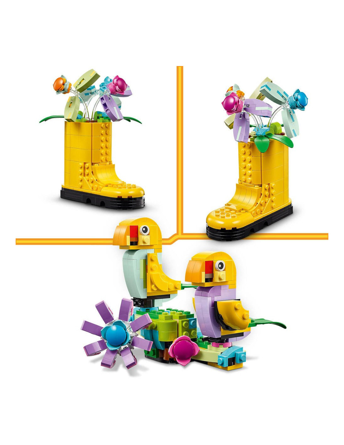 FLEURS DANS ARROSOIR - CREATOR- LEGO
