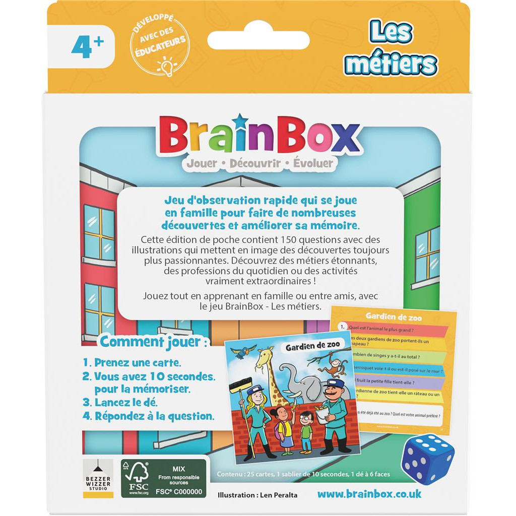 BrainBox Pocket : Métiers