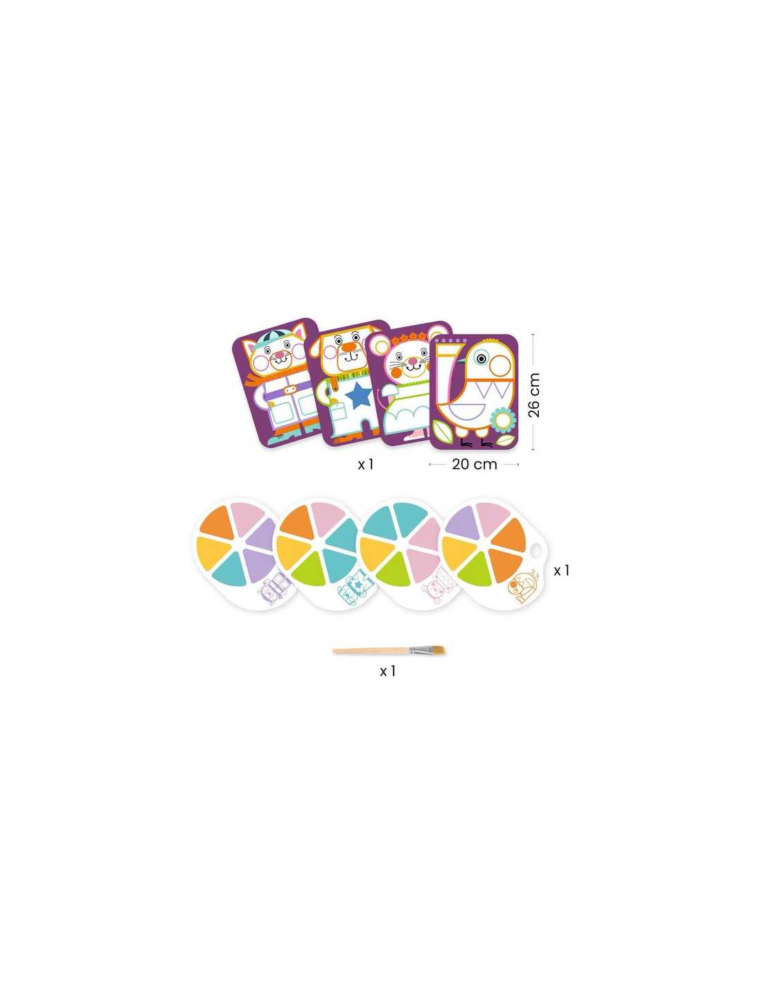 PEINTURE DES PETITS - Peinture à la palette - - Les Joufflus - Djeco