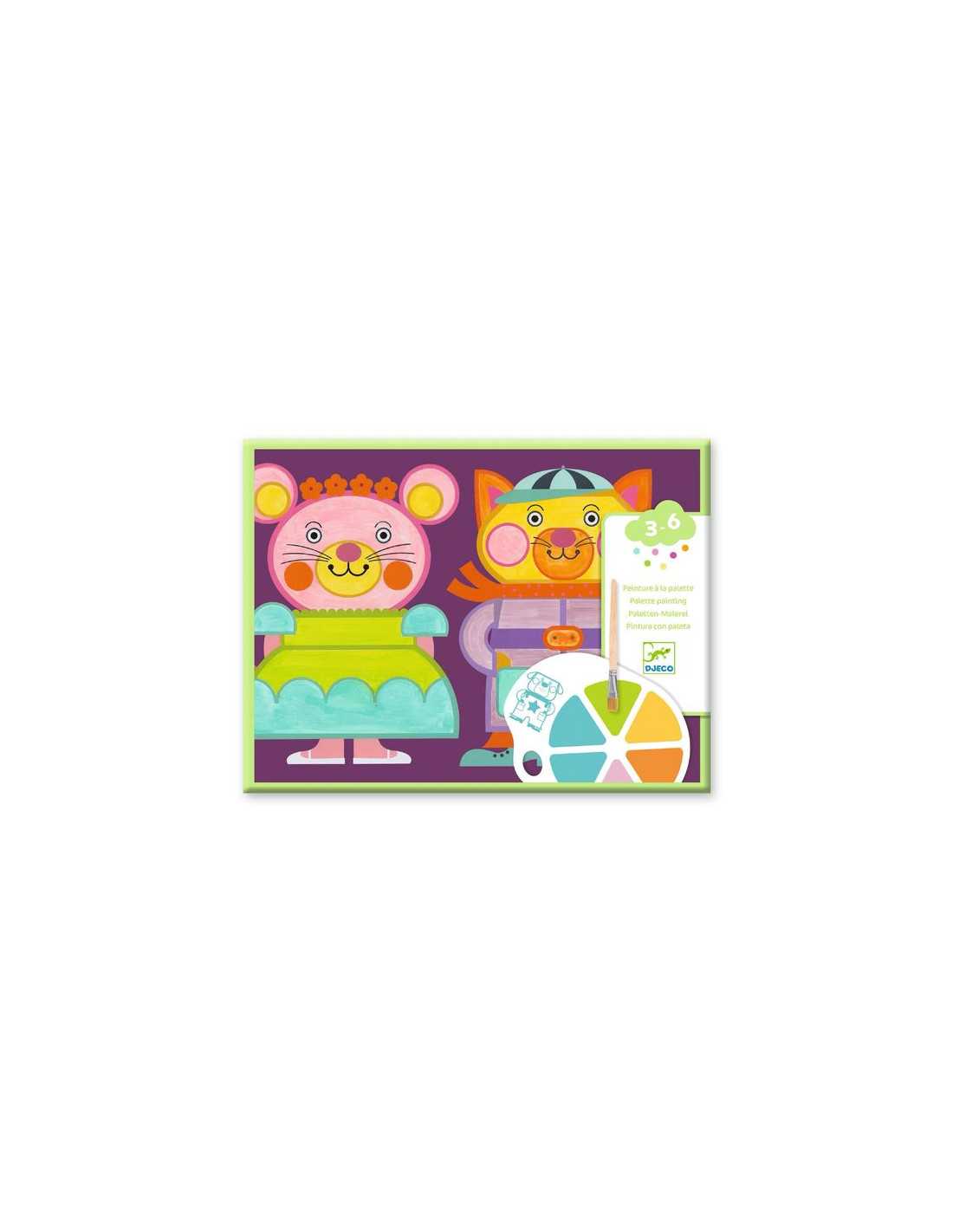 PEINTURE DES PETITS - Peinture à la palette - - Les Joufflus - Djeco