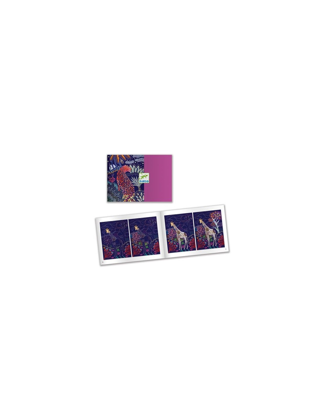 cartes a gratter nature luxuriante