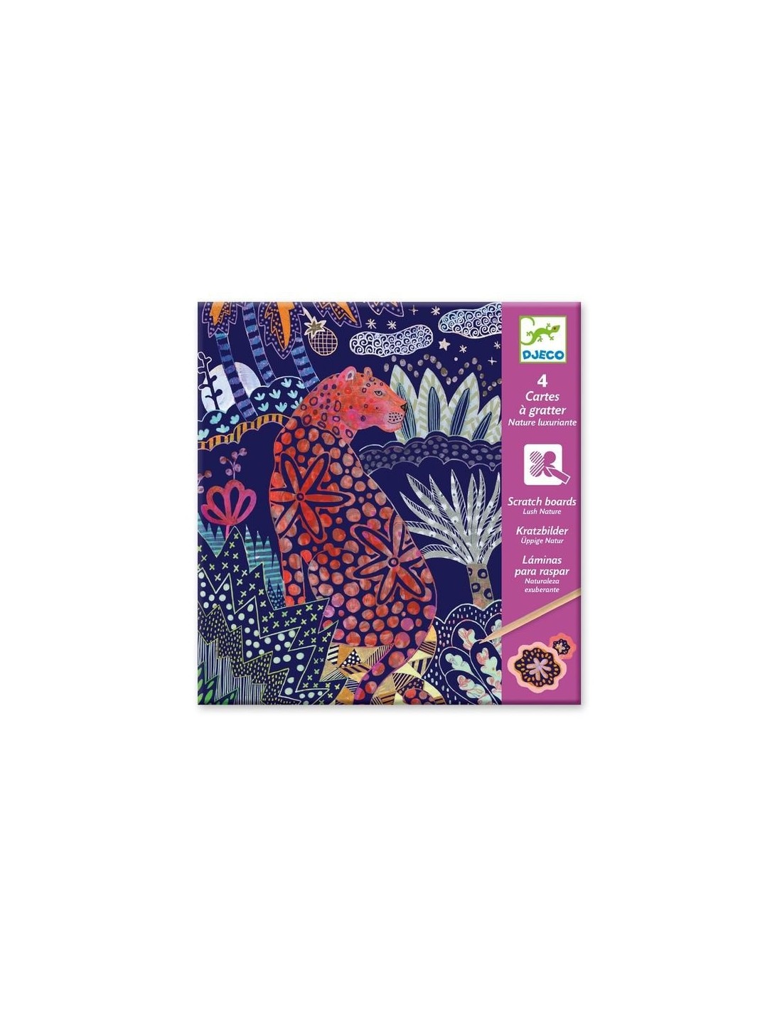 cartes a gratter nature luxuriante