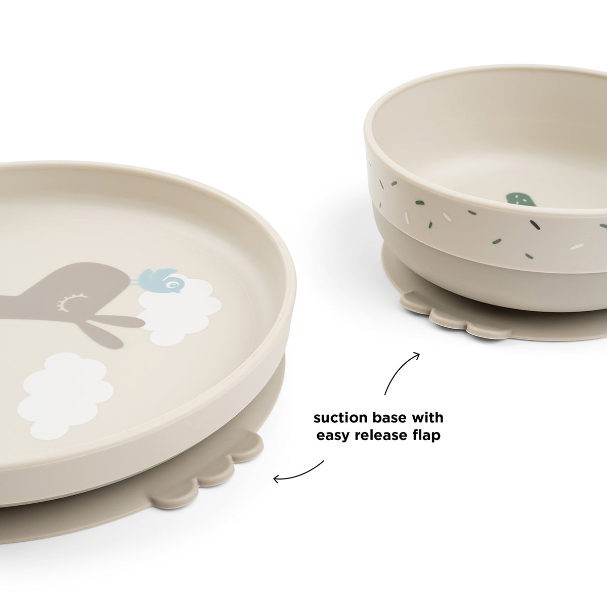 Foodie dinner set w/suction Lalee Sand - Done by Deer
