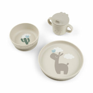 Foodie dinner set w/suction Lalee Sand - Done by Deer