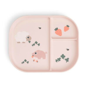 foodie assiette plateau - tiny farm - rose - Done by Deer