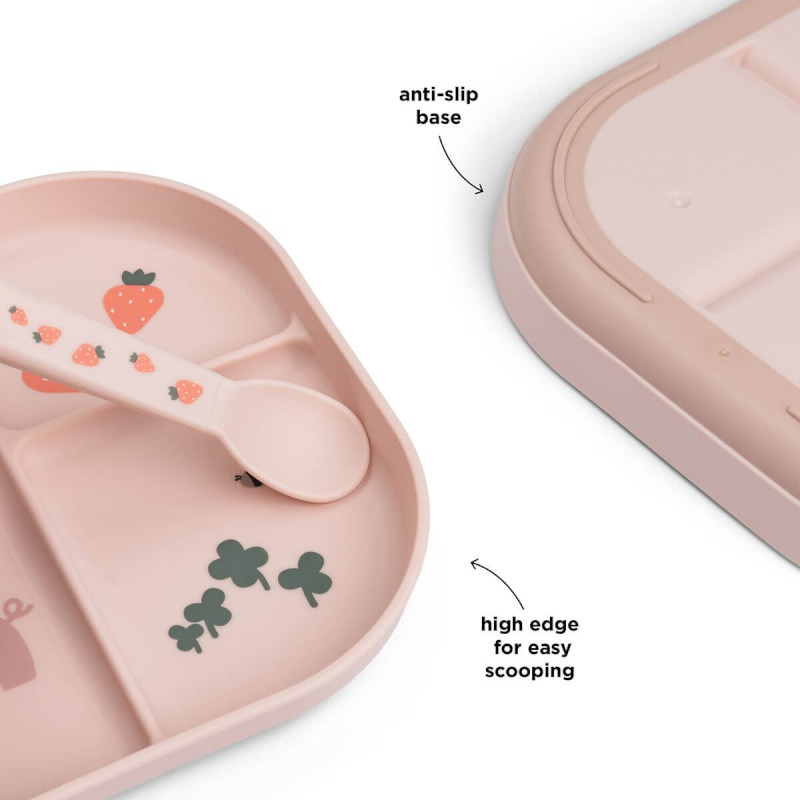 foodie assiette plateau - tiny farm - rose - Done by Deer