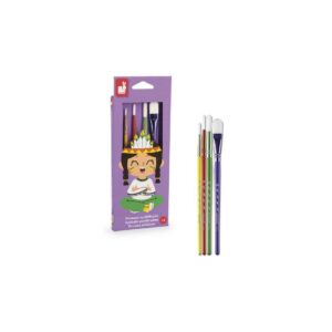 Kit de 4 Pinceaux Synthétiques - Janod