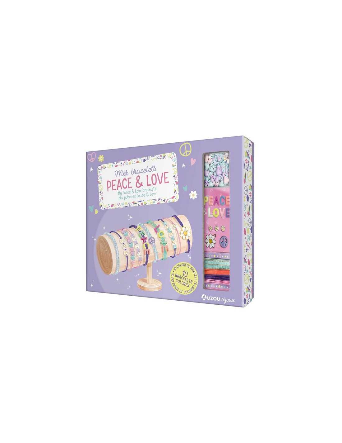 Mes bracelets peace & love - Auzou