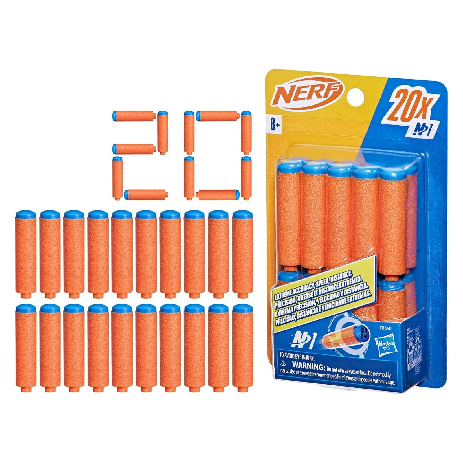 RECHARGE DE 20 FLECHETTES NERF N SERIE