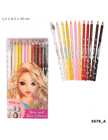 TOPModel Crayons de couleur