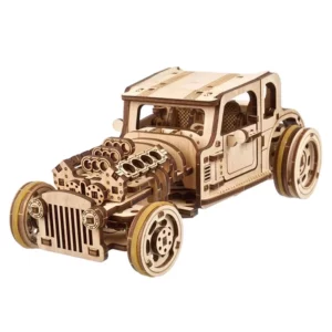 Hot Rod - Moteur Furieux - Puzzle 3D en bois - UGEARS