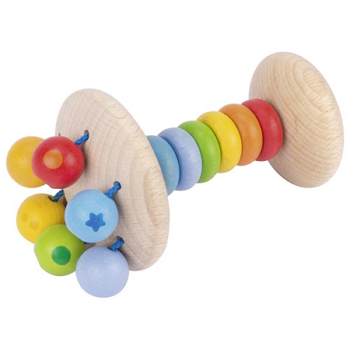 Hochet flexible arc-en-ciel - Goki
