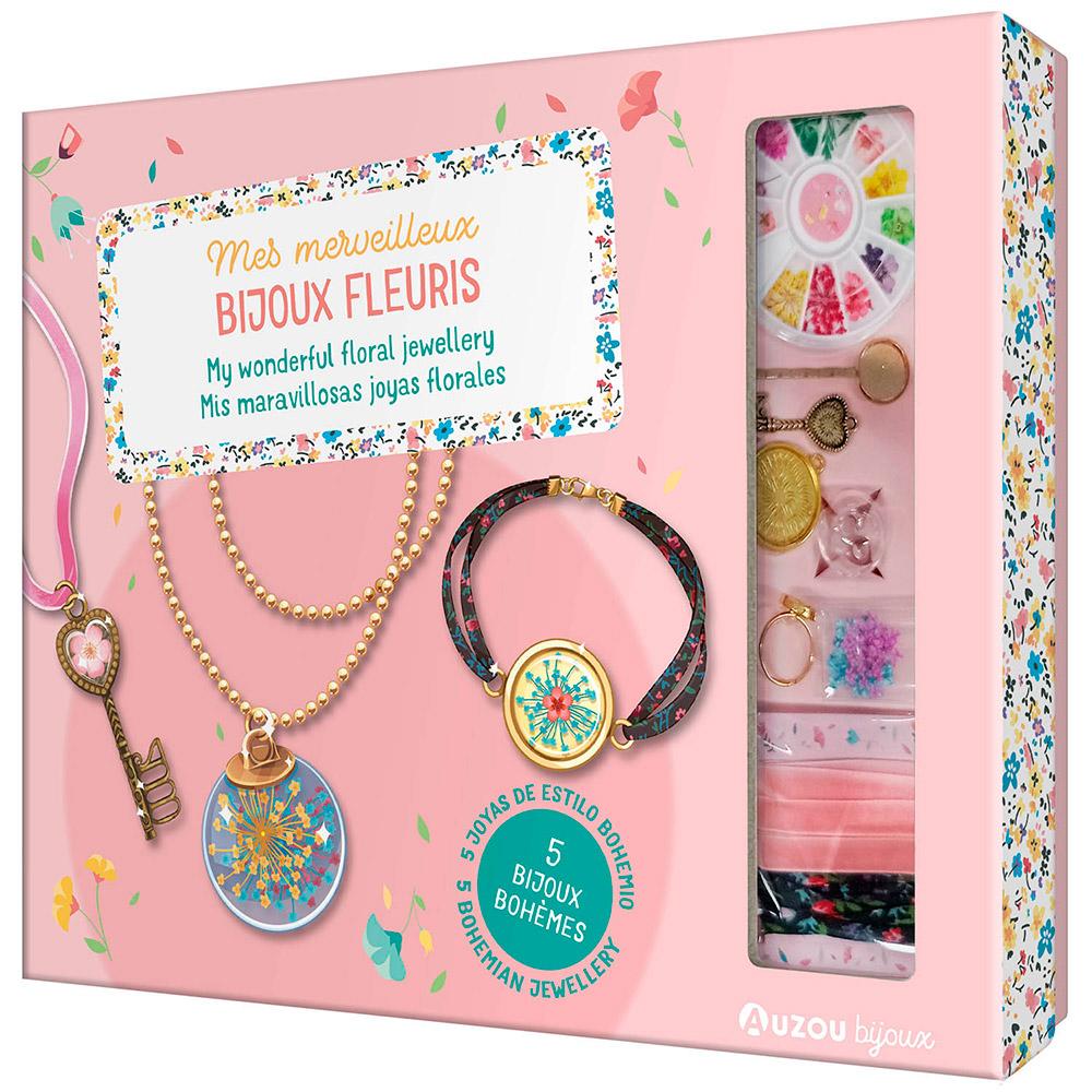 Mes merveilleux bijoux fleuris - Auzou