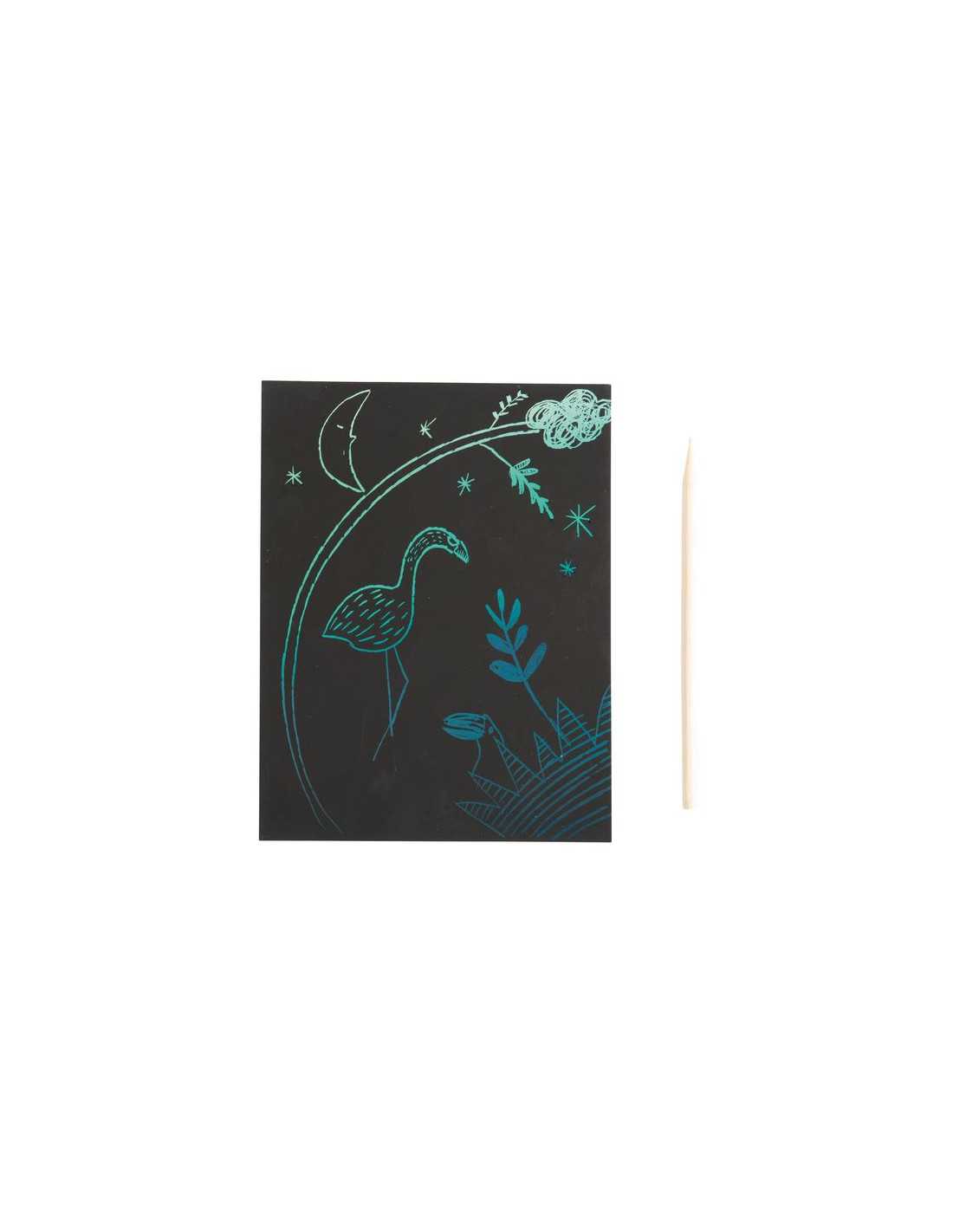 Cartes à gratter les petites merveilles (bleu)