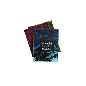 Cartes à gratter les petites merveilles (bleu)