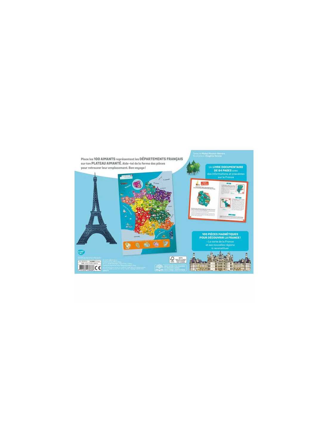 Coffret d'activités - À la découverte de la France - Auzou