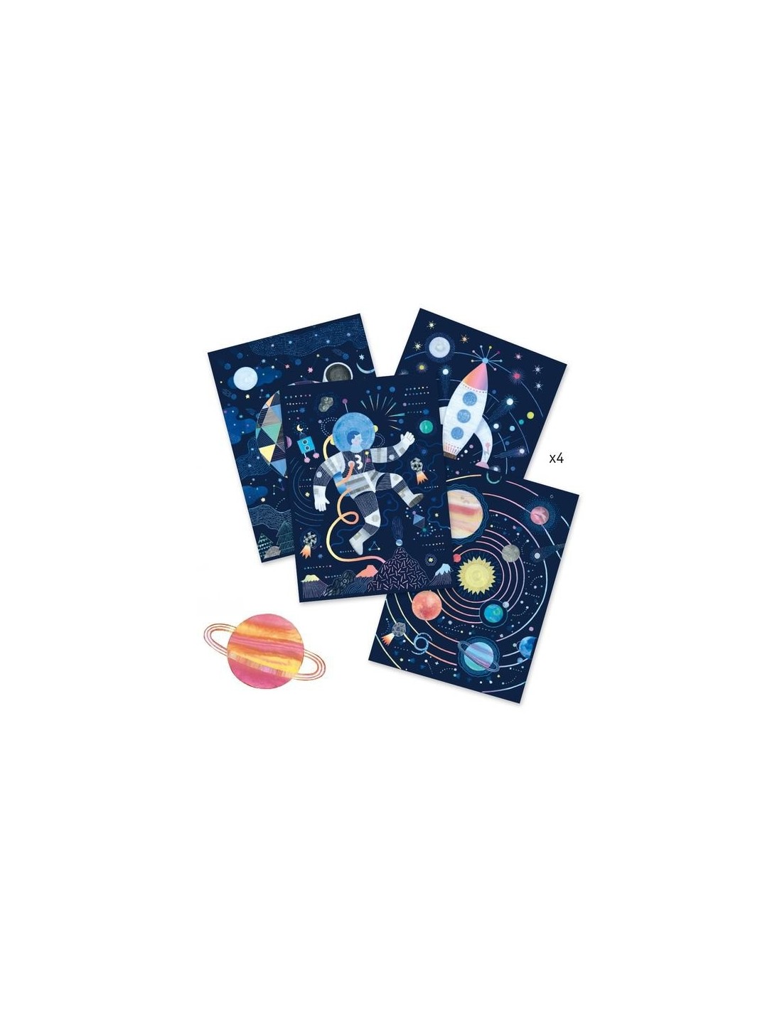 cartes a gratter mission cosmique