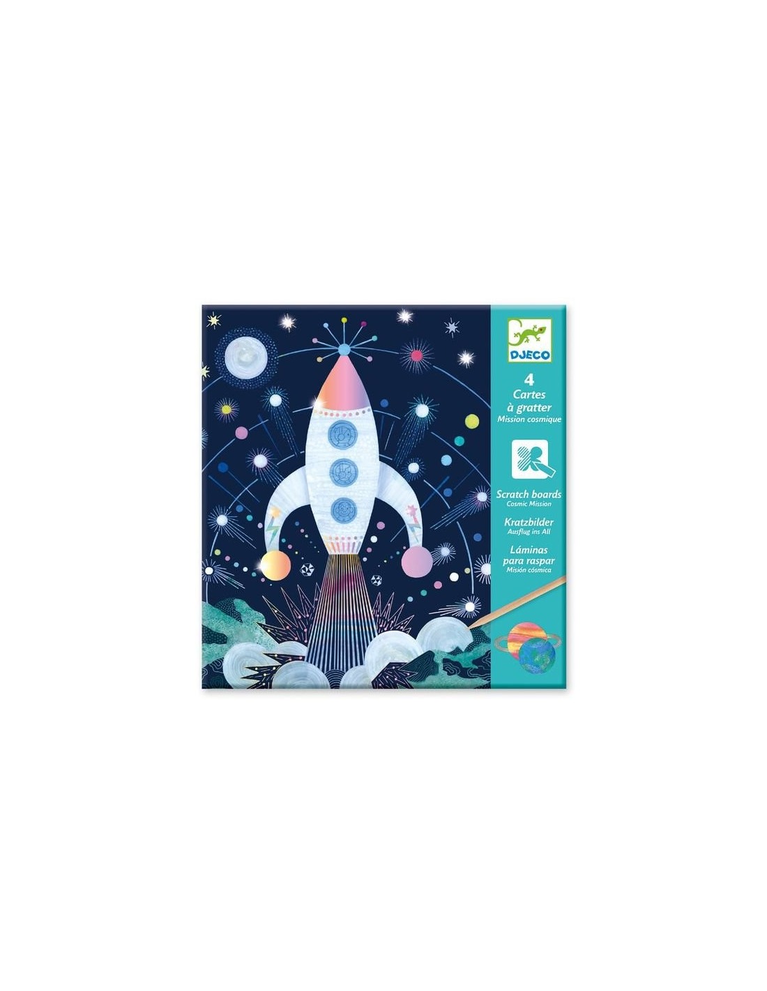 cartes a gratter mission cosmique