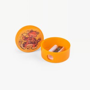 Taille-crayons lenticulaires orange - Moulin Roty