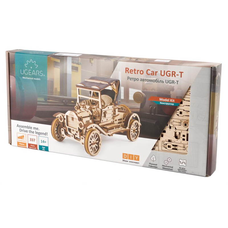 UGEARS - Model T Retro Car - DAM