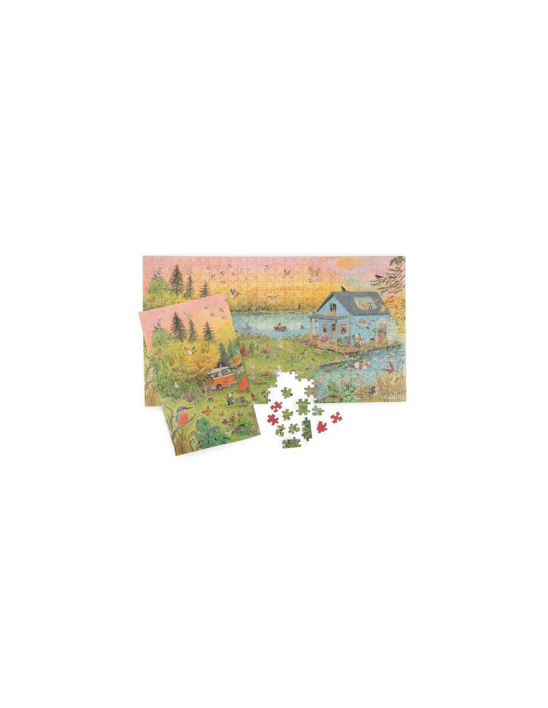 Puzzle 500 pièces - La grande famille - Moulin Roty