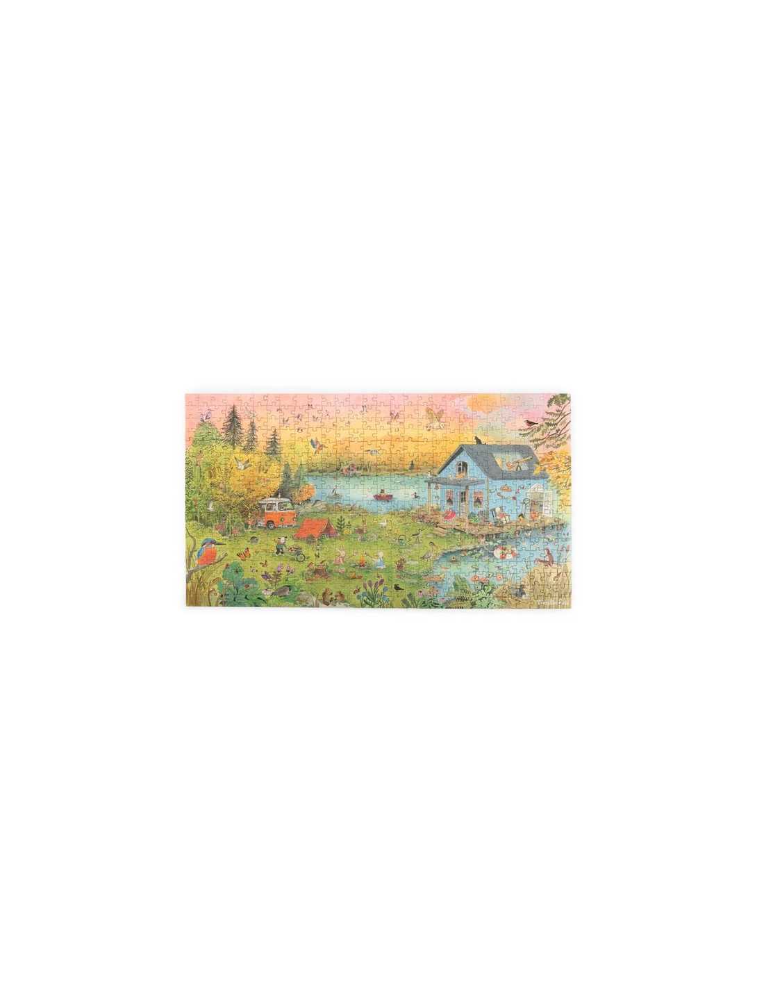 Puzzle 500 pièces - La grande famille - Moulin Roty