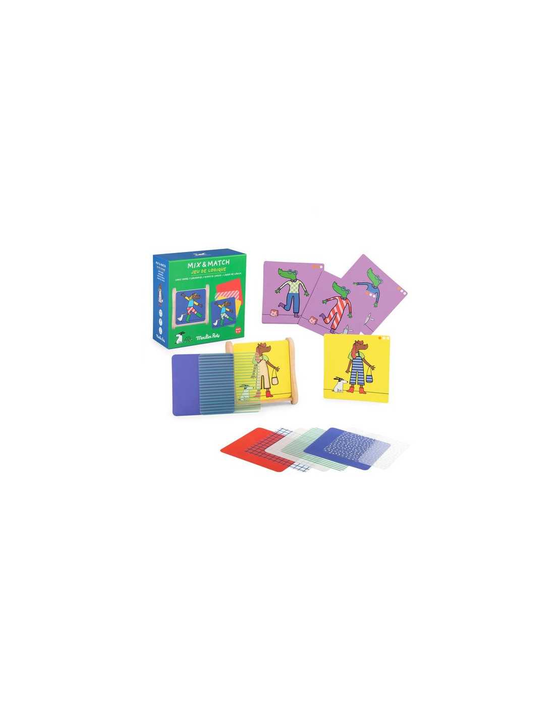 Jeu de logique Mix and Match - Les Loufoques - Moulin Roty