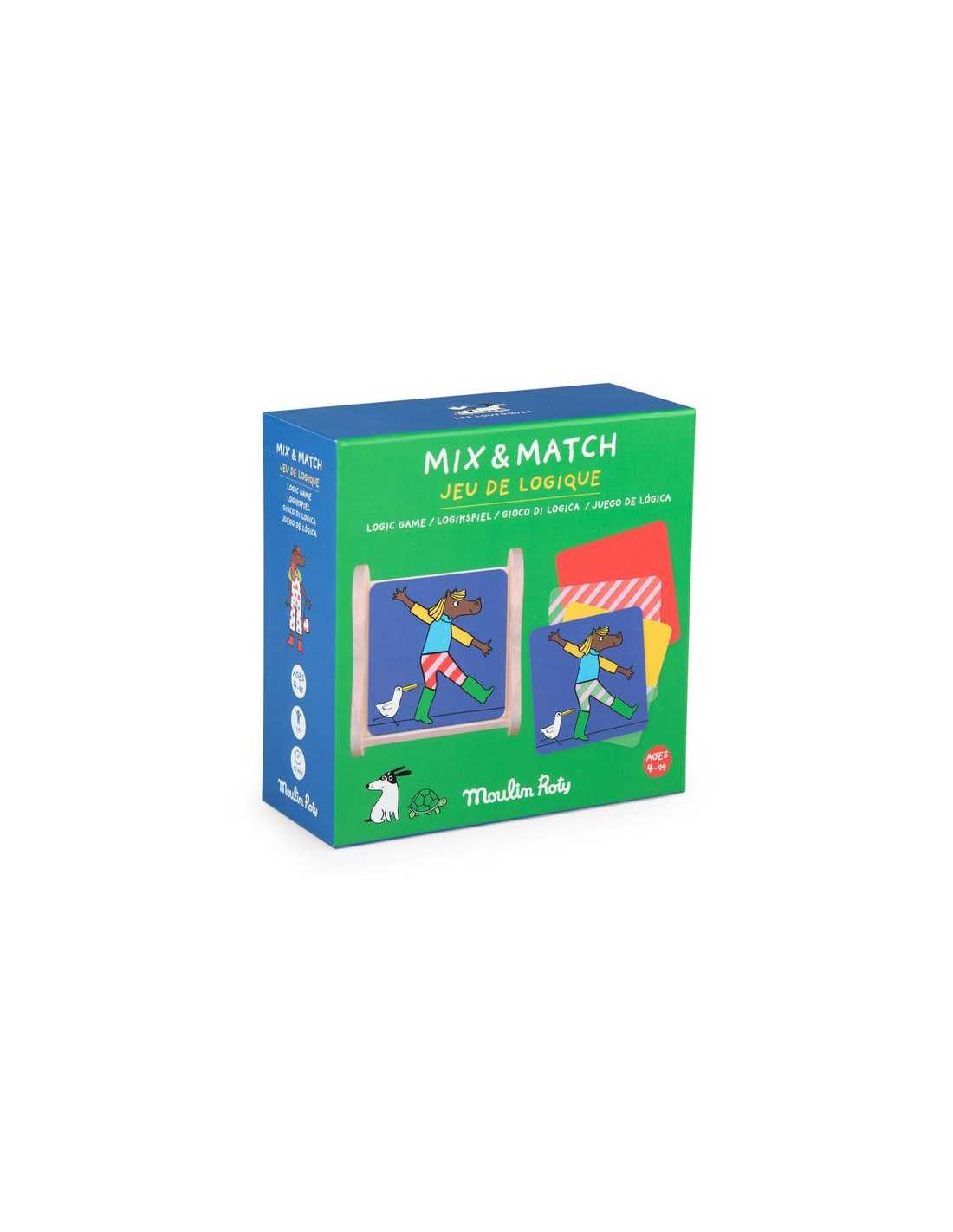 Jeu de logique Mix and Match - Les Loufoques - Moulin Roty