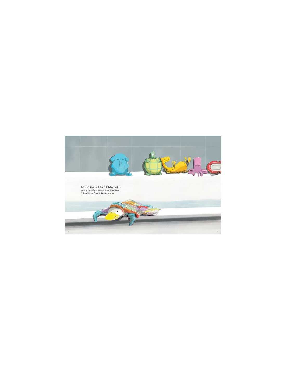Livre Le bain de Berk - Moulin Roty