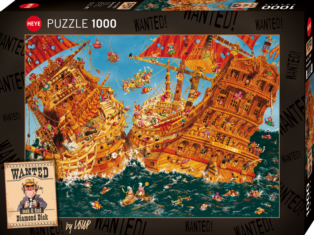 Puzzle 1000 pièces – Wanted Diamond – Heye