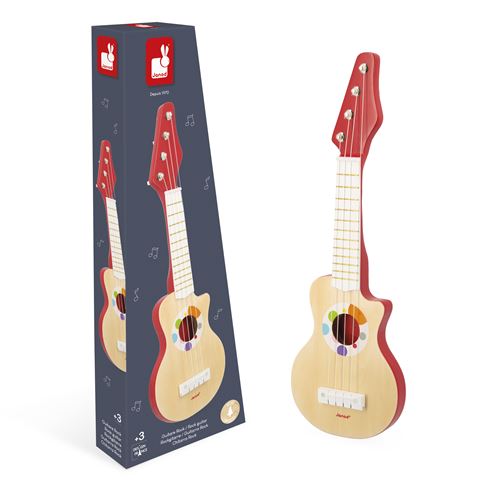 Guitare Rock Confetti Janod J07644 et sa boîte