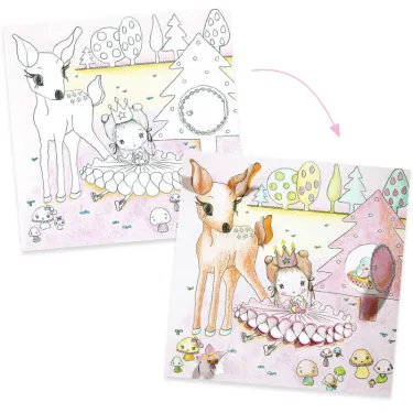 COLORIAGE SURPRISE PORTES - Les petites portes de Pupi - Djeco – Image 3