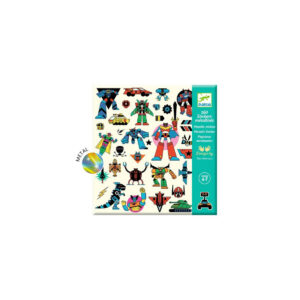 Stickers métallisés robots - Djeco