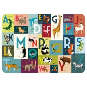 SET DE TABLE-SOUS MAIN ANIMALPHABET
