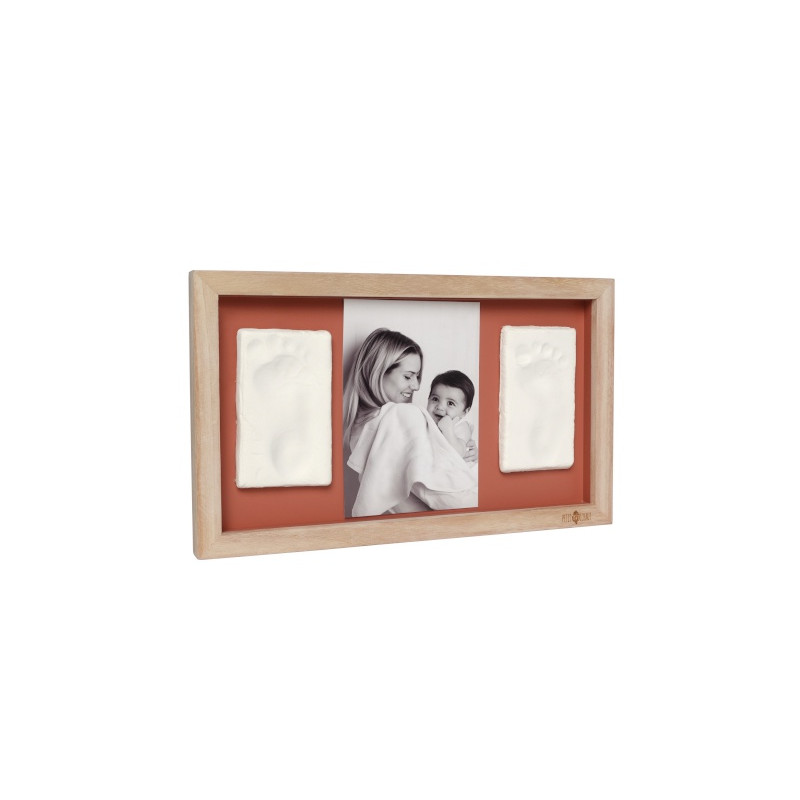 Cadre 2 Empreintes - Rainbow Terracotta - Petit Artichaut