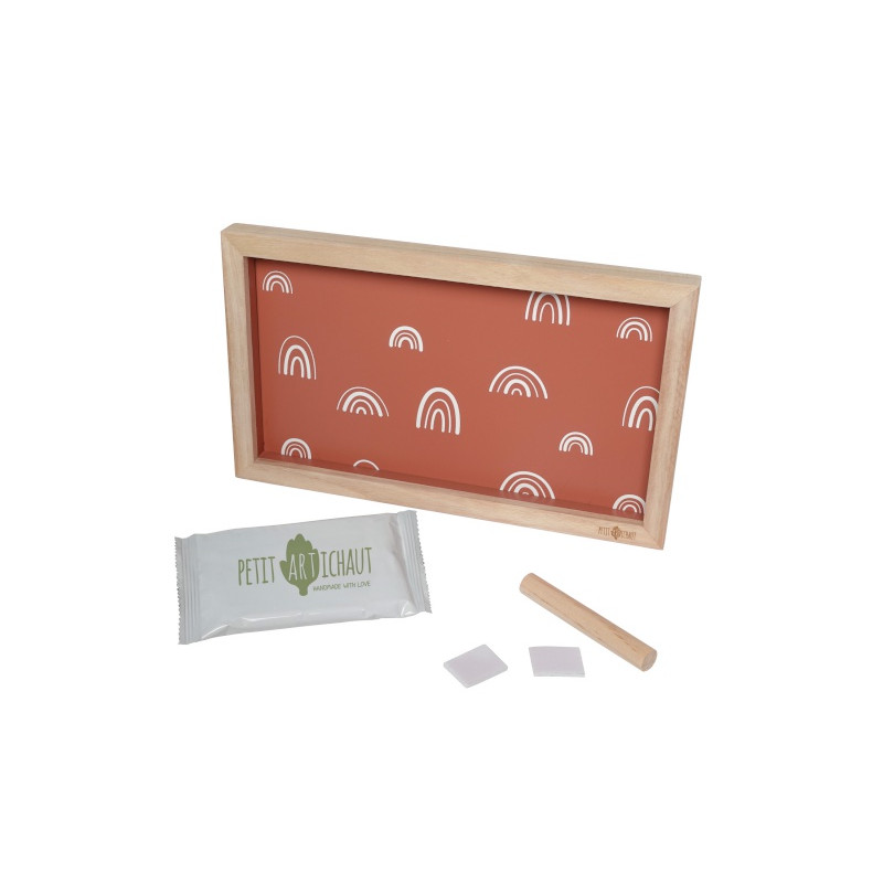 Cadre 2 Empreintes - Rainbow Terracotta - Petit Artichaut