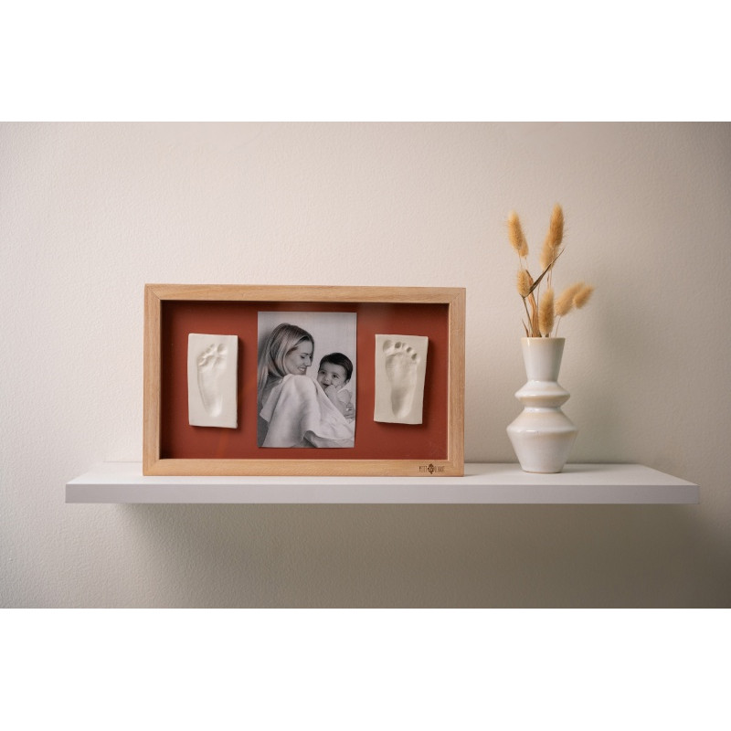 Cadre 2 Empreintes - Rainbow Terracotta - Petit Artichaut