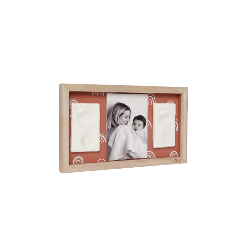 Cadre 2 Empreintes - Rainbow Terracotta - Petit Artichaut