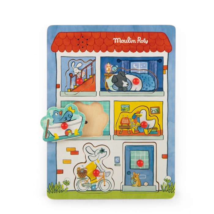 Puzzle sonore - Puce & Pilou - Moulin Roty