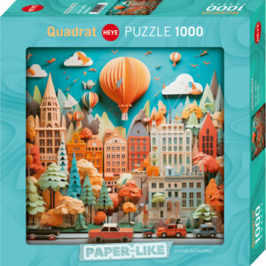 Puzzle 1000 pièces – Paper like townscape – Heye