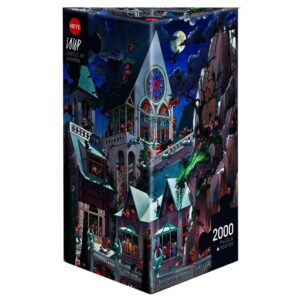 PUZZLE 2000p TRIANGULAR - CASTLE OF HORROR - HEYE